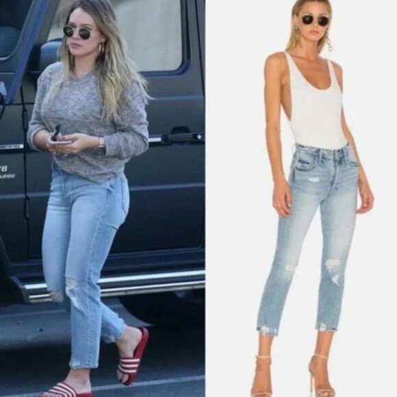 MOTHER Superior The Tomcat the Confession Jeans Ankle Crop Mila Kunis celebrity - Picture 3 of 8